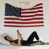 Abu Dhabi and Dubai Custom Made Hotel Wall Flags